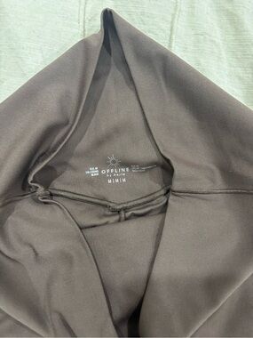 aerie Offline Brown Hooded Leggings Top